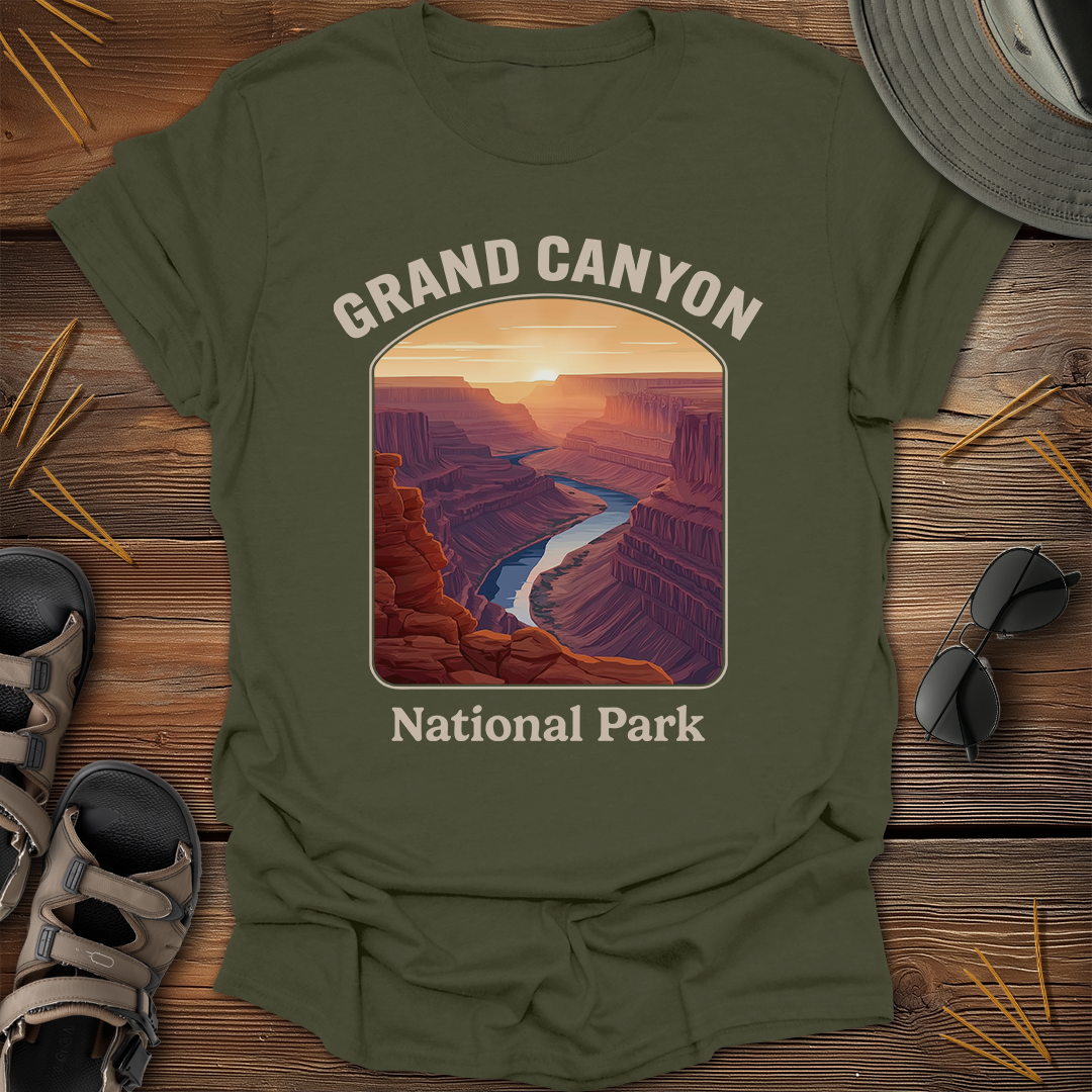 Grand Canyon Vintage Sunset T-Shirt