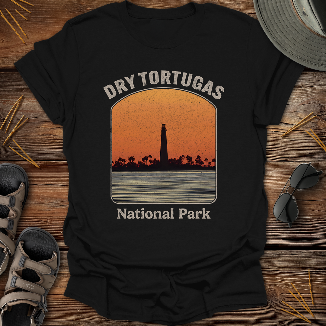 Dry Tortugas National Park Vintage Sunset T-Shirt