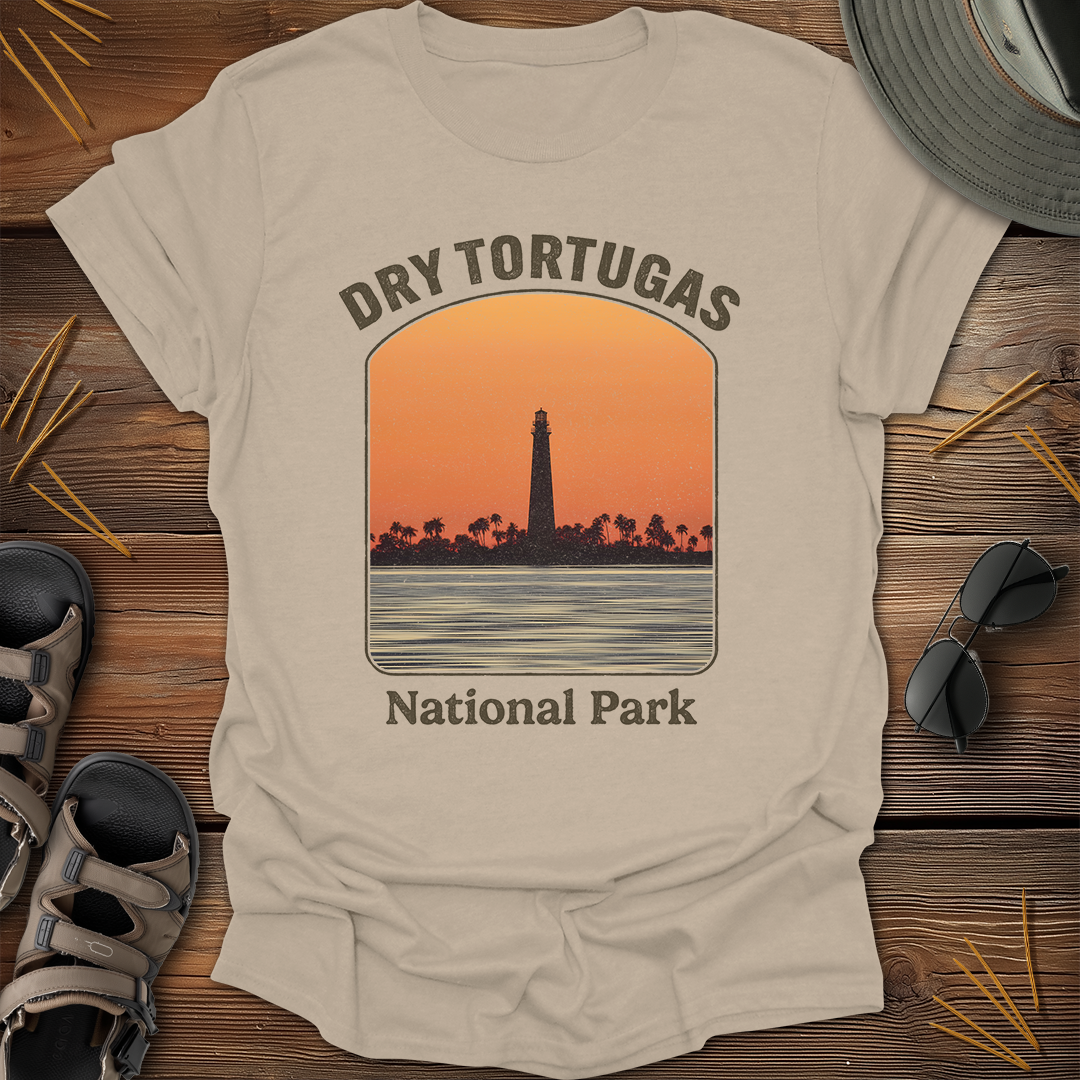 Dry Tortugas National Park Vintage Sunset T-Shirt