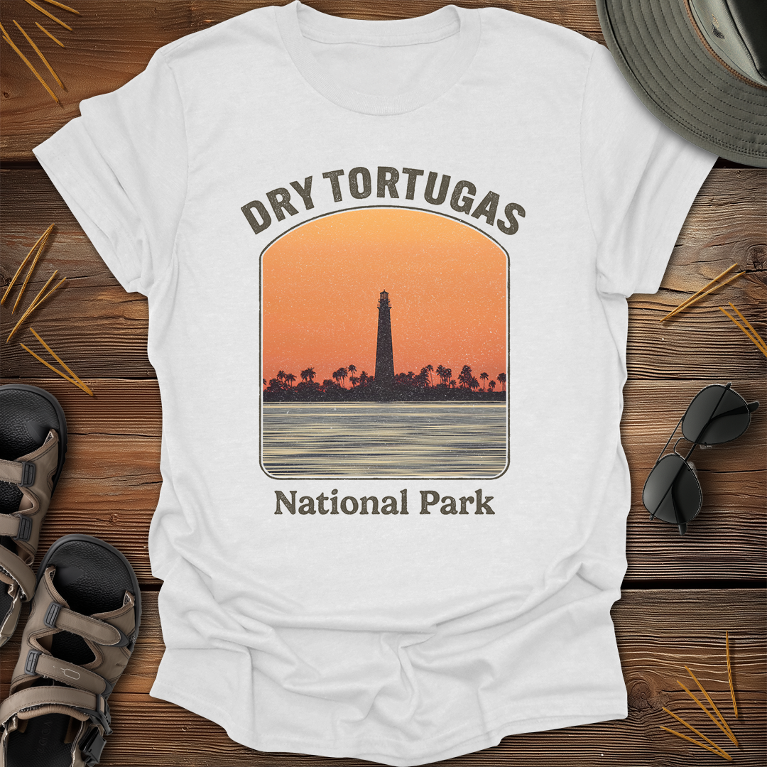 Dry Tortugas National Park Vintage Sunset T-Shirt