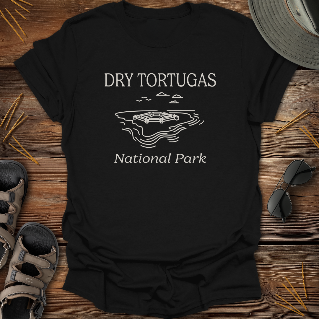 Dry Tortugas National Park Drawing T-Shirt