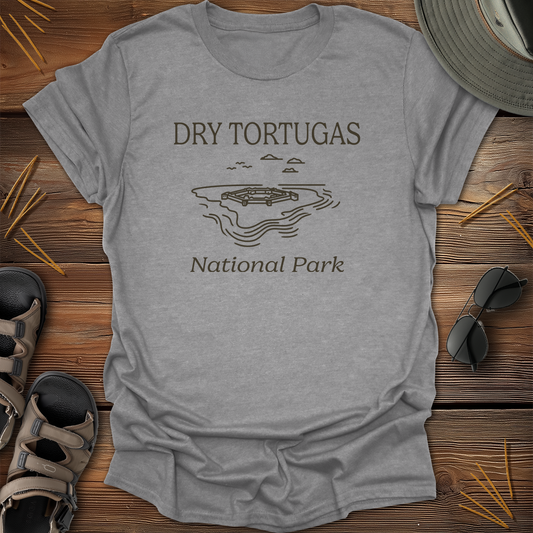 Dry Tortugas National Park Drawing T-Shirt