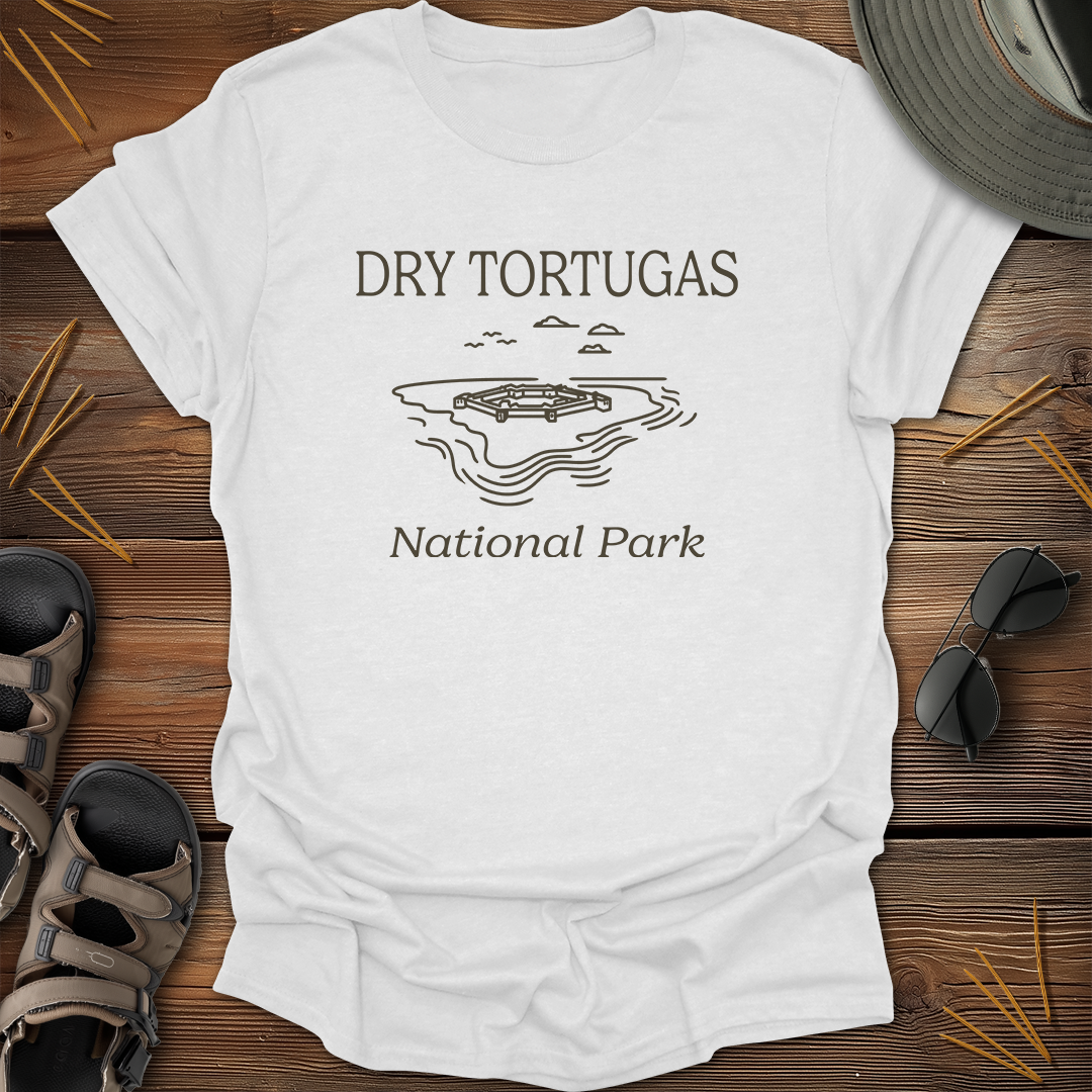 Dry Tortugas National Park Drawing T-Shirt