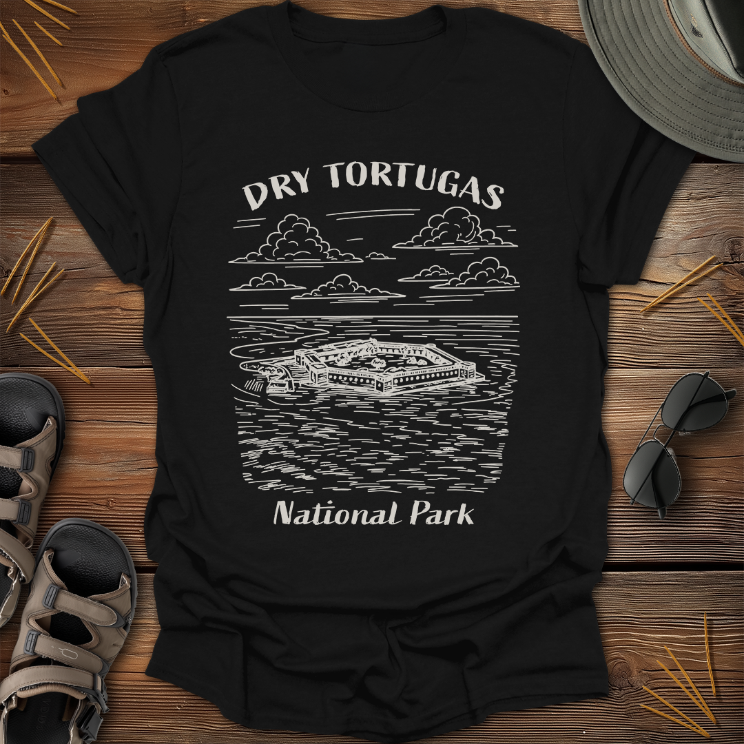 Dry Tortugas National Park Sketch T-Shirt