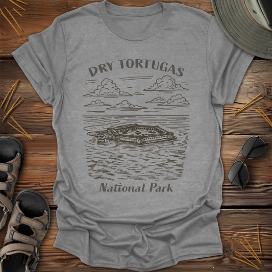 Dry Tortugas National Park Sketch T-Shirt