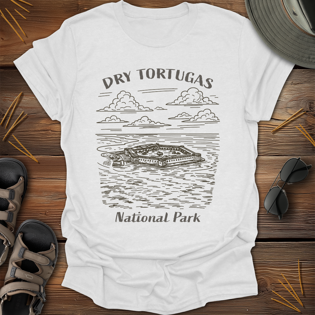 Dry Tortugas National Park Sketch T-Shirt