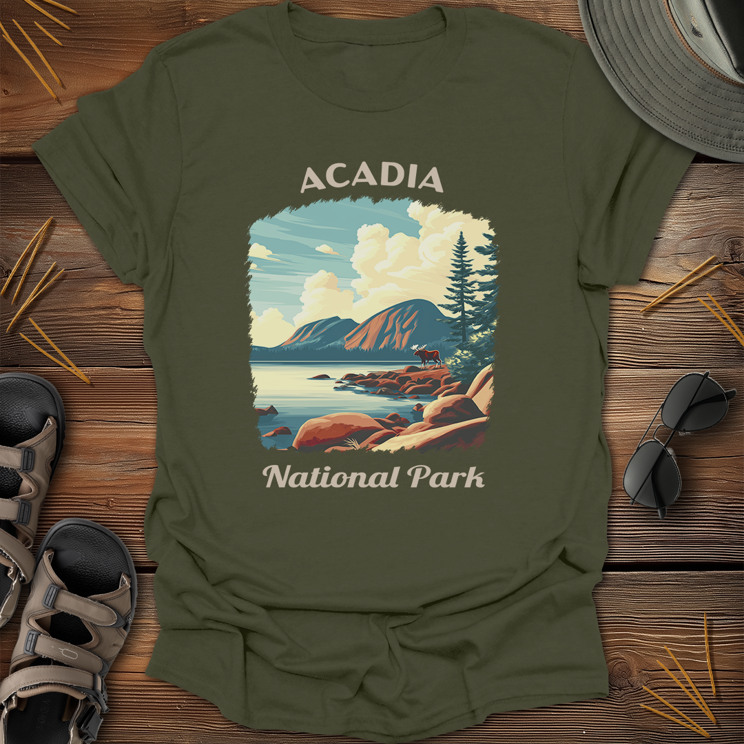 Acadia National Park Vintage T-Shirt