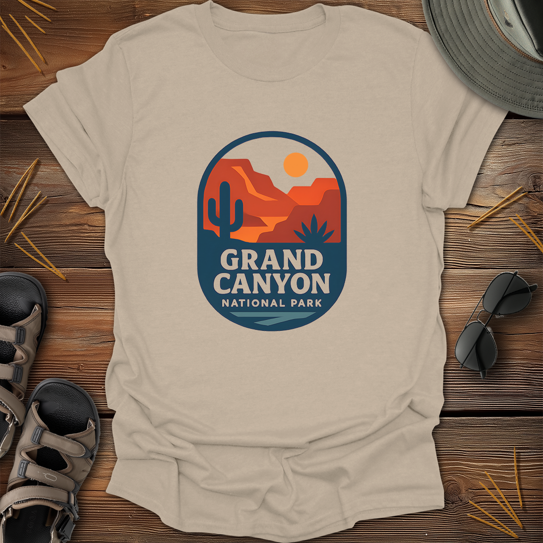 Grand Canyon National Park Badge T-Shirt