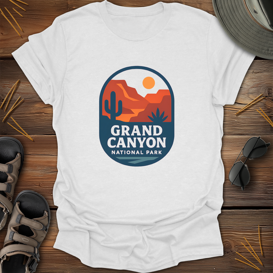Grand Canyon National Park Badge T-Shirt