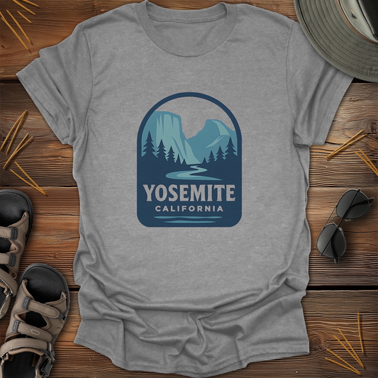 Yosemite California Badge T-Shirt