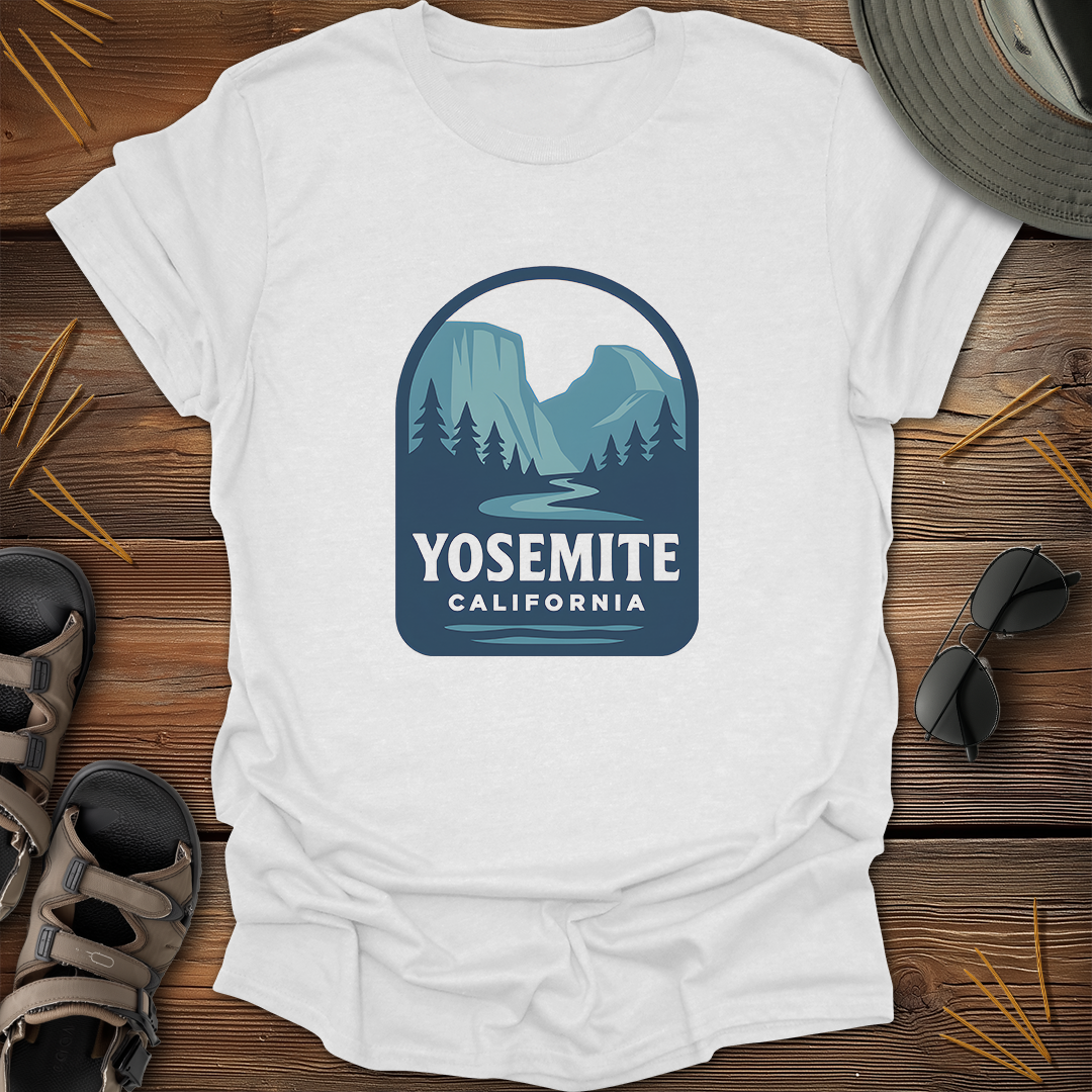 Yosemite California Badge T-Shirt