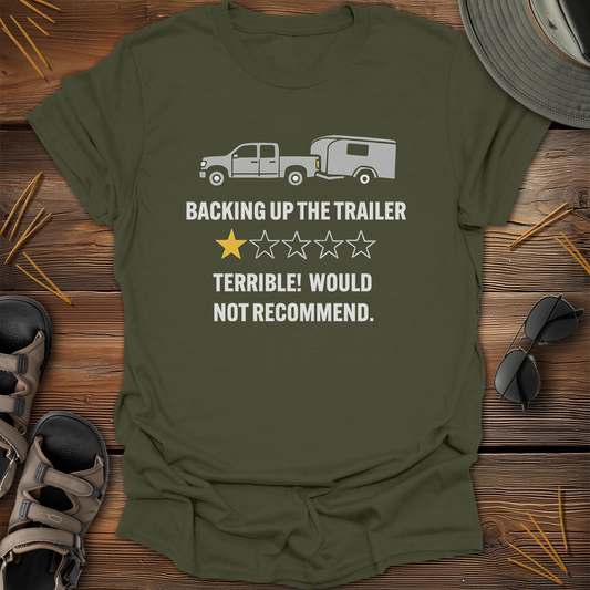 Backing Trailer One Star Review T-Shirt