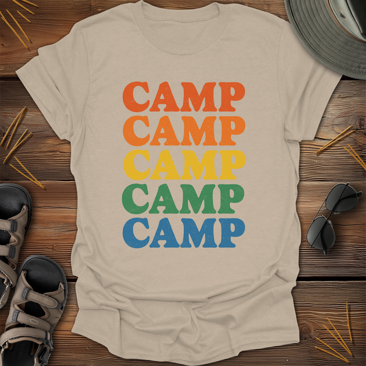 Camp Retro Colors T-Shirt