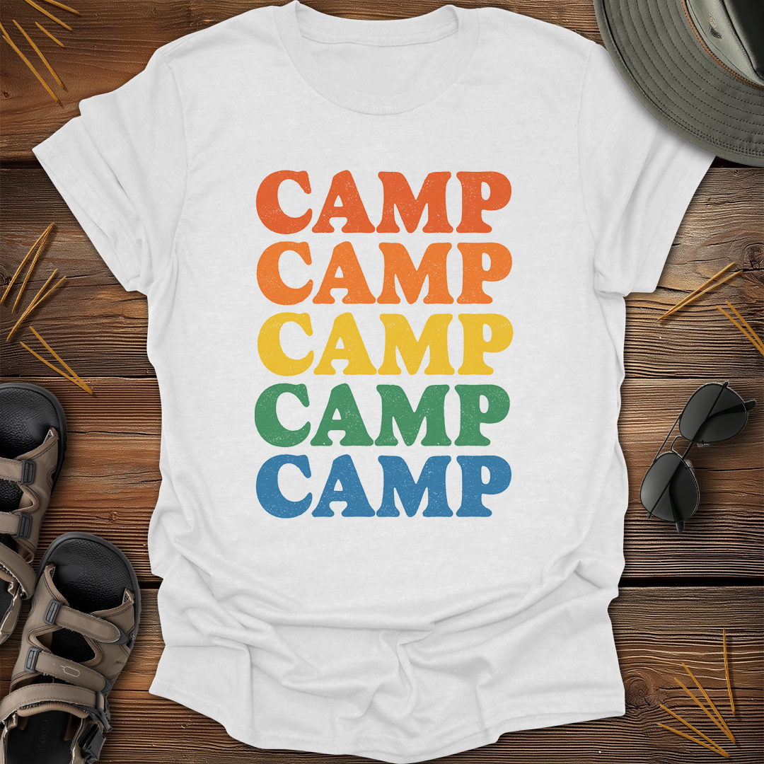 Camp Retro Colors T-Shirt