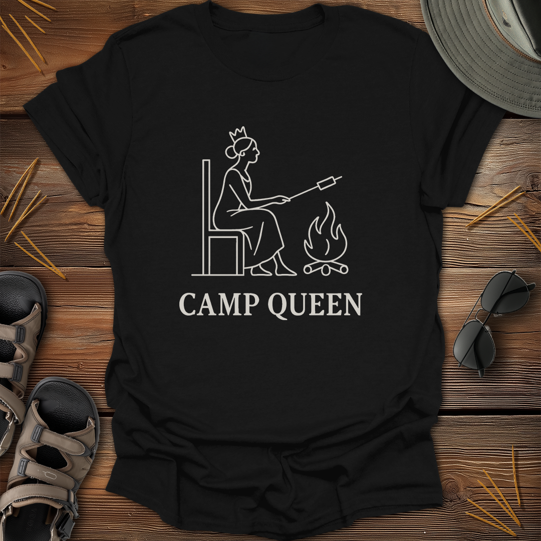 Camp Queen Drawing T-Shirt