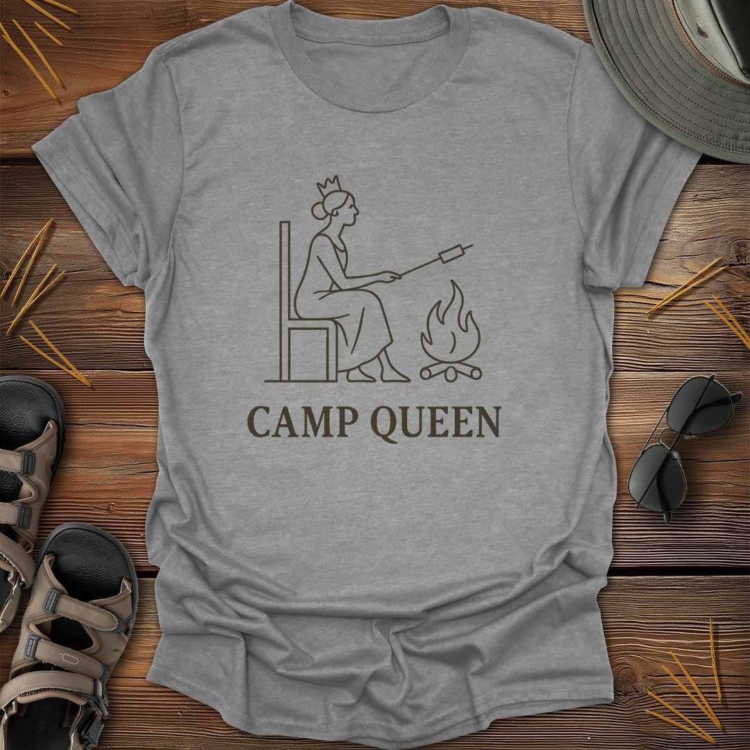 Camp Queen Drawing T-Shirt