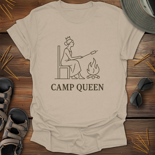 Camp Queen Drawing T-Shirt