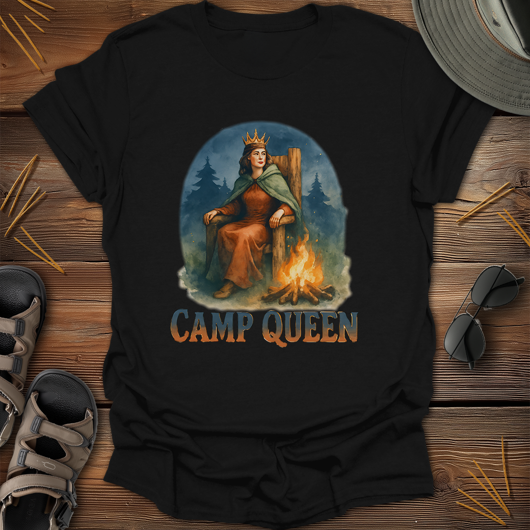 Camp Queen Watercolor T-Shirt