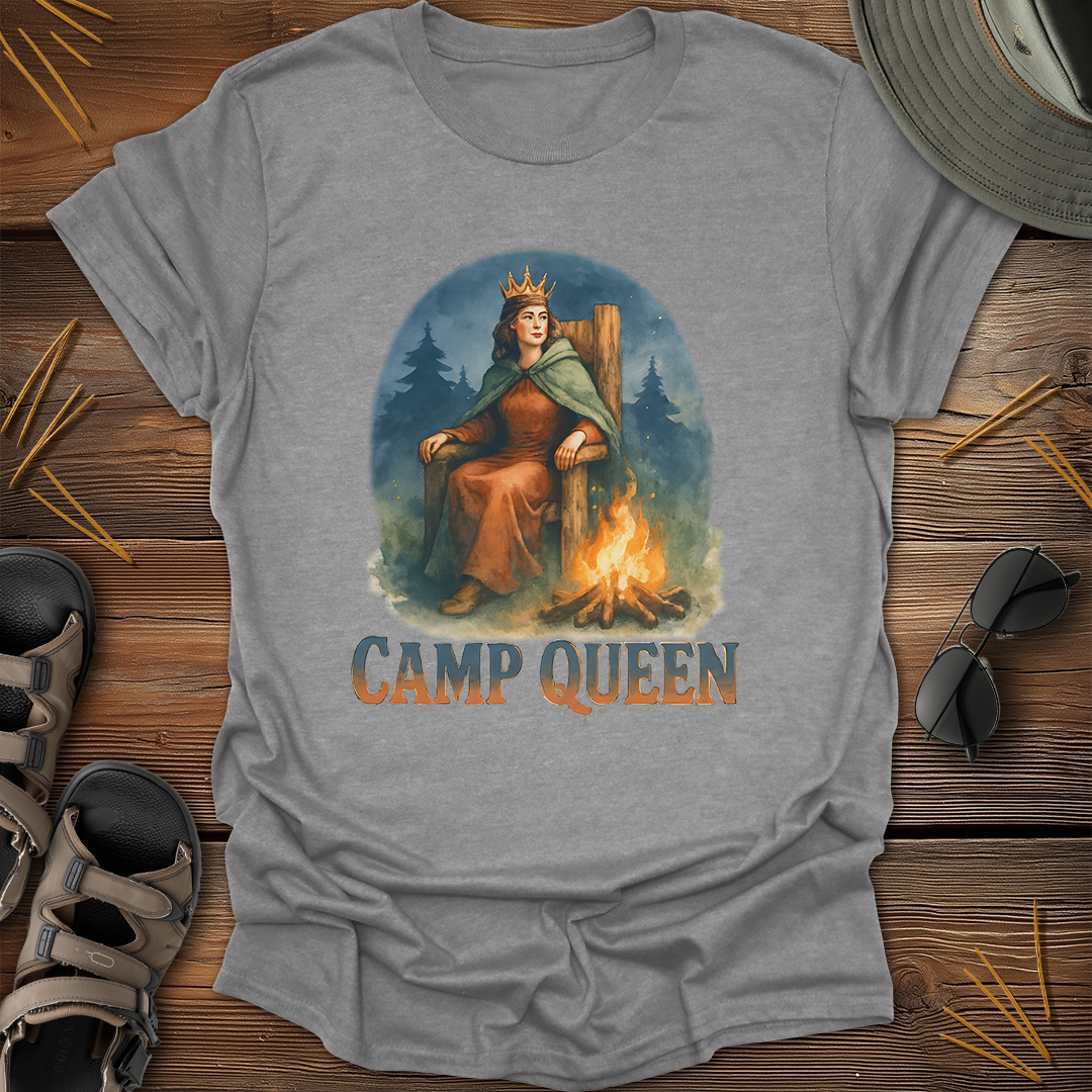 Camp Queen Watercolor T-Shirt