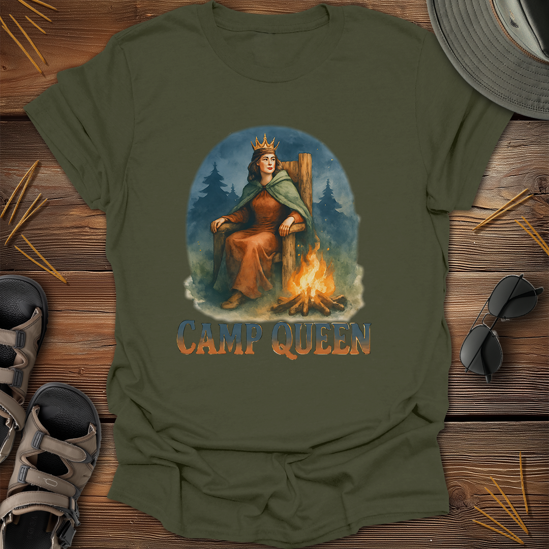 Camp Queen Watercolor T-Shirt