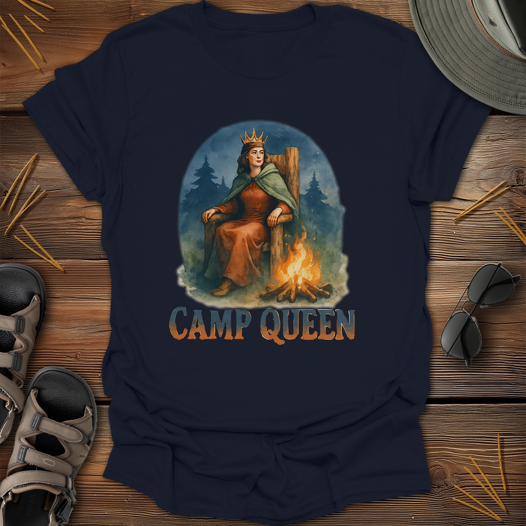 Camp Queen Watercolor T-Shirt