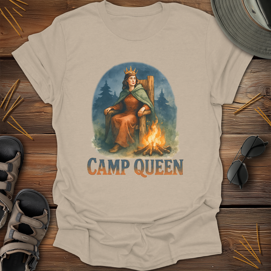 Camp Queen Watercolor T-Shirt