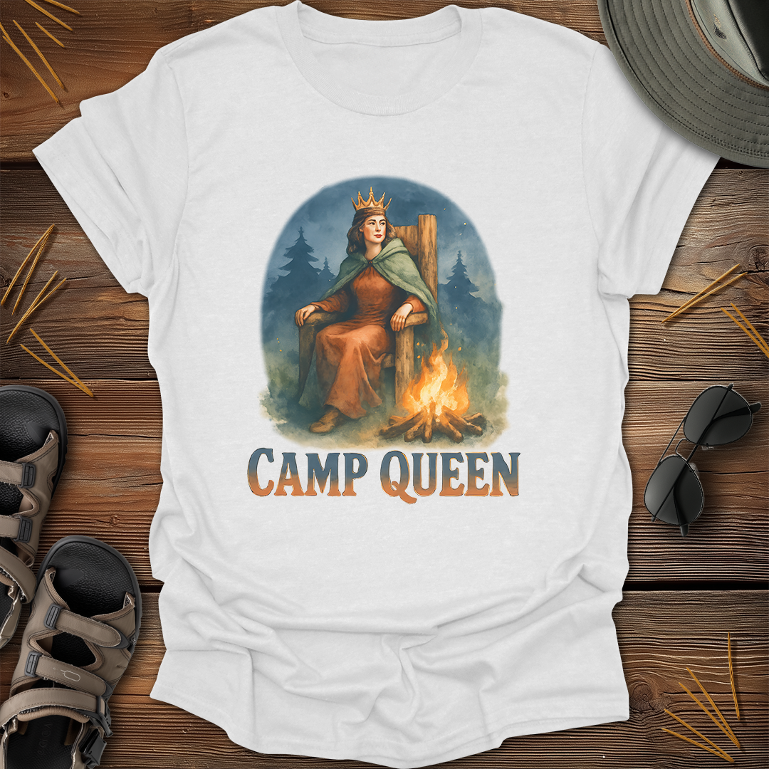 Camp Queen Watercolor T-Shirt