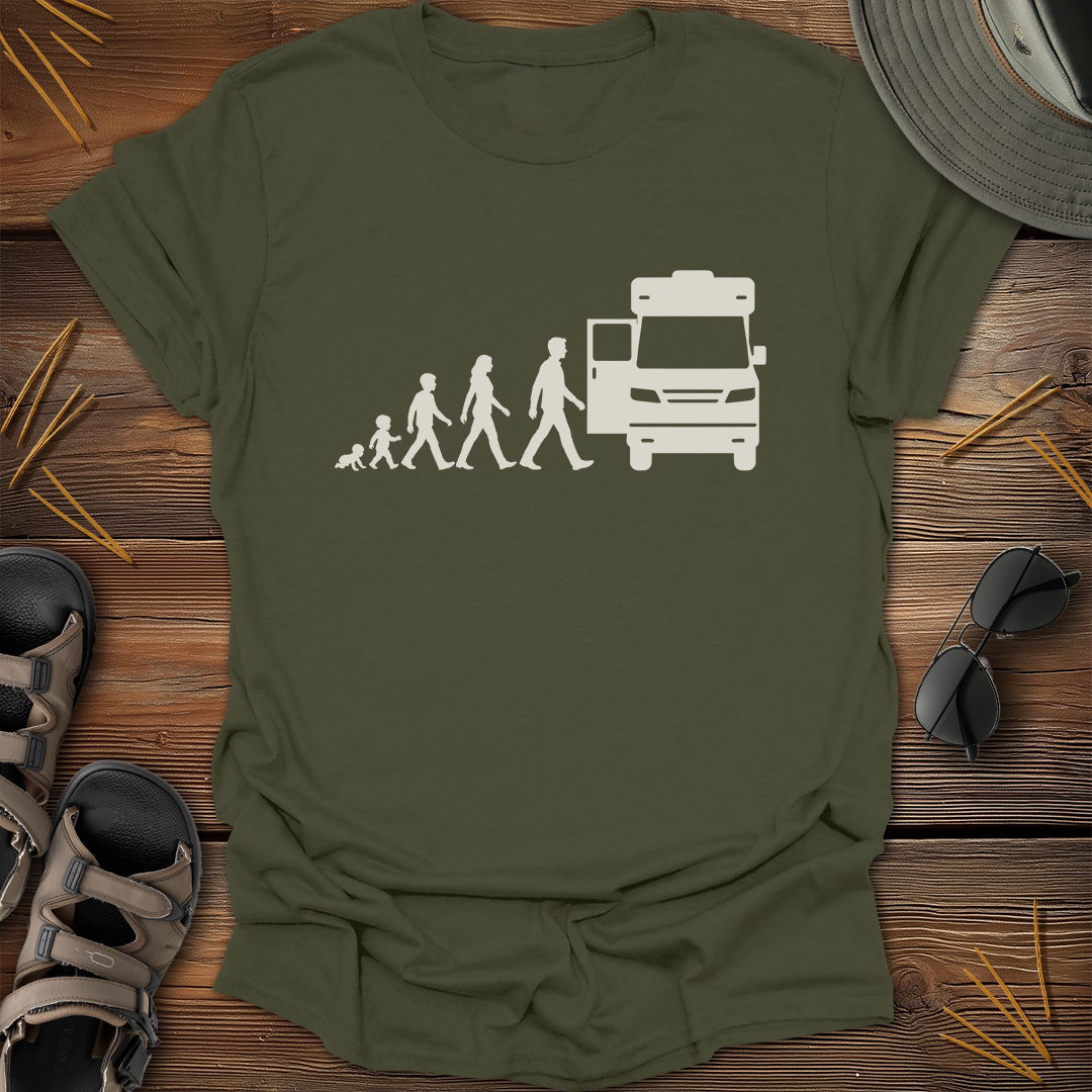 Family RV Evolution Graphic T-Shirt