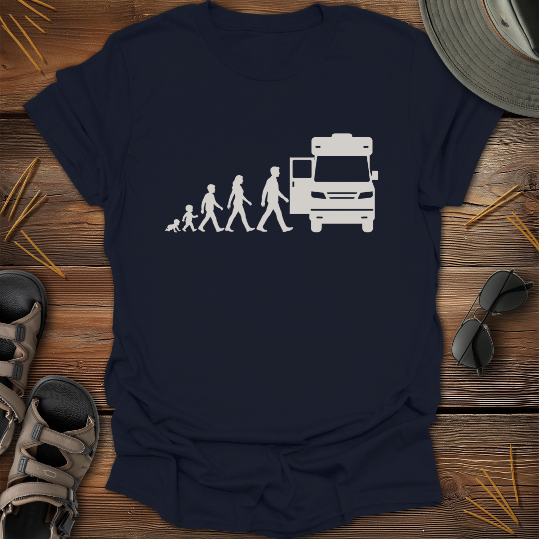 Family RV Evolution Graphic T-Shirt