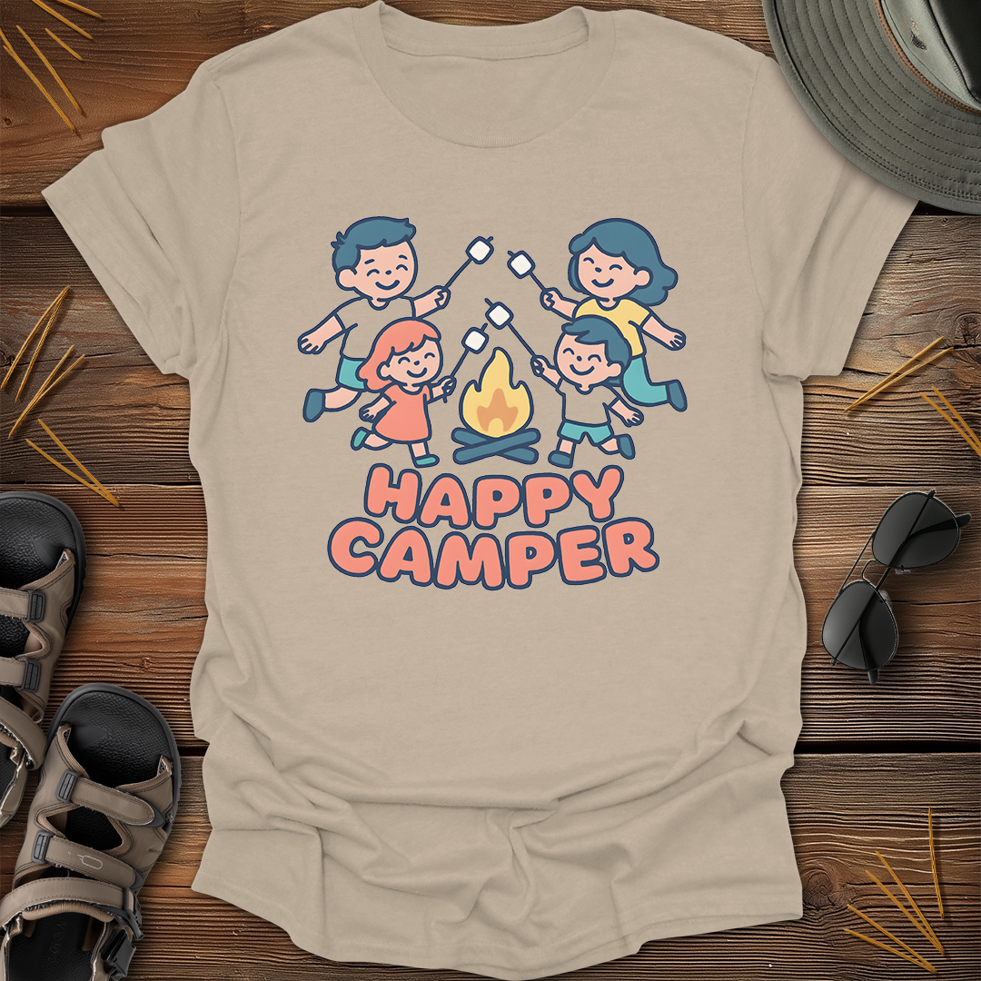 Happy Camper Family Kawaii T-Shirt