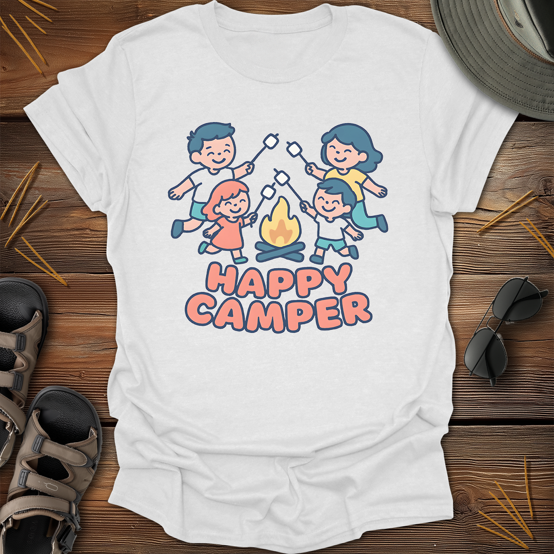 Happy Camper Family Kawaii T-Shirt