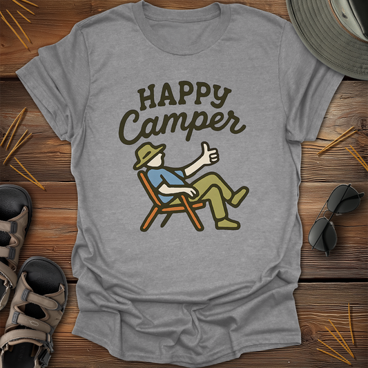 Happy Camper Relaxed Graphic T-Shirt