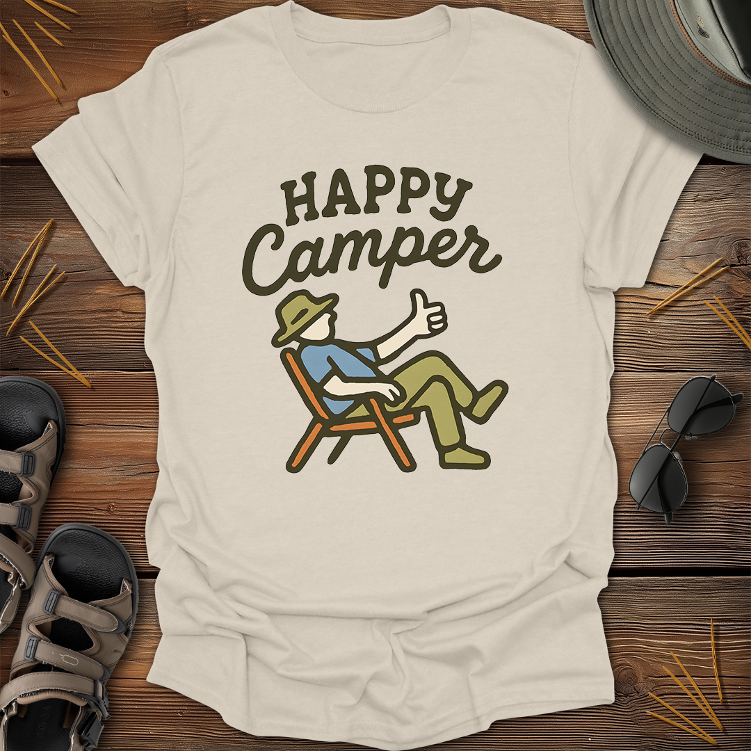 Happy Camper Relaxed Graphic T-Shirt