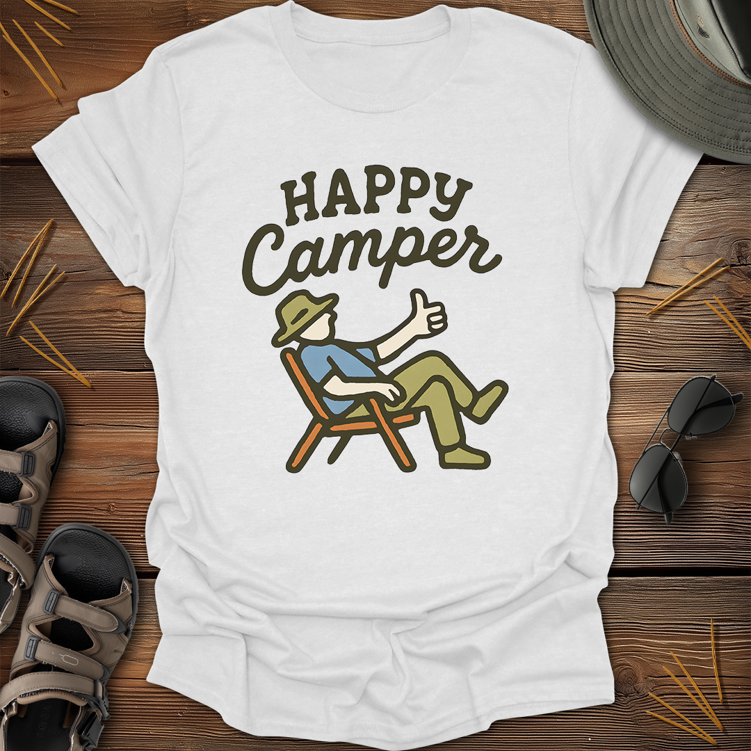 Happy Camper Relaxed Graphic T-Shirt