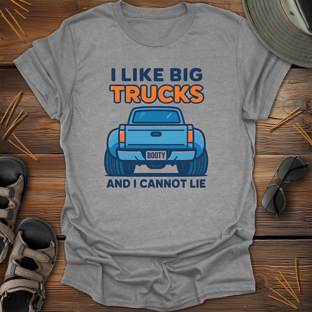 I Like Big Trucks Cartoon T-Shirt
