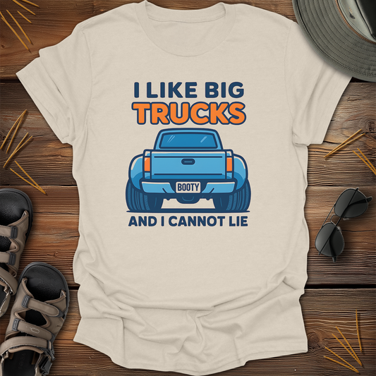 I Like Big Trucks Cartoon T-Shirt