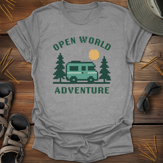 Open World Adventure Pixel Art T-Shirt