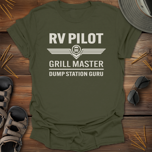 RV Pilot Grill Master Graphic T-Shirt