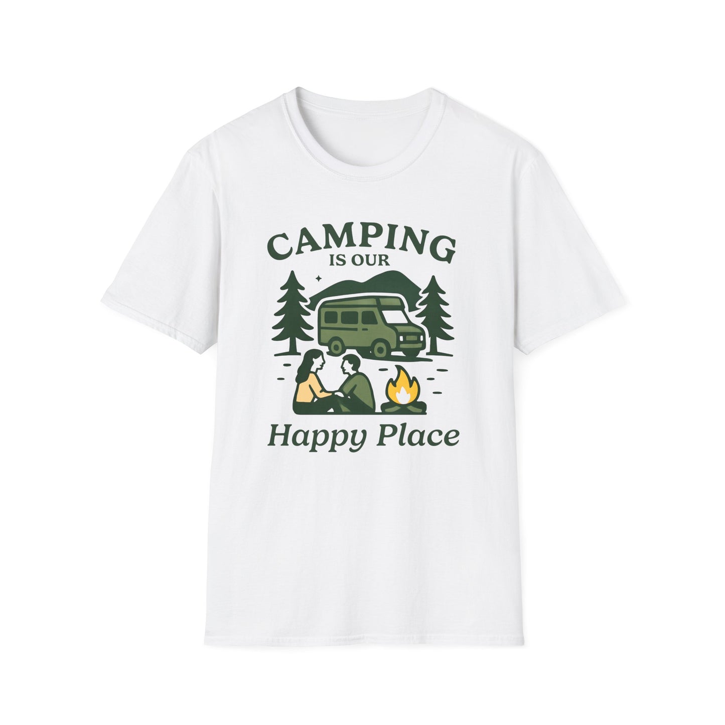 Camping is our Happy Place Graphic T-Shirt