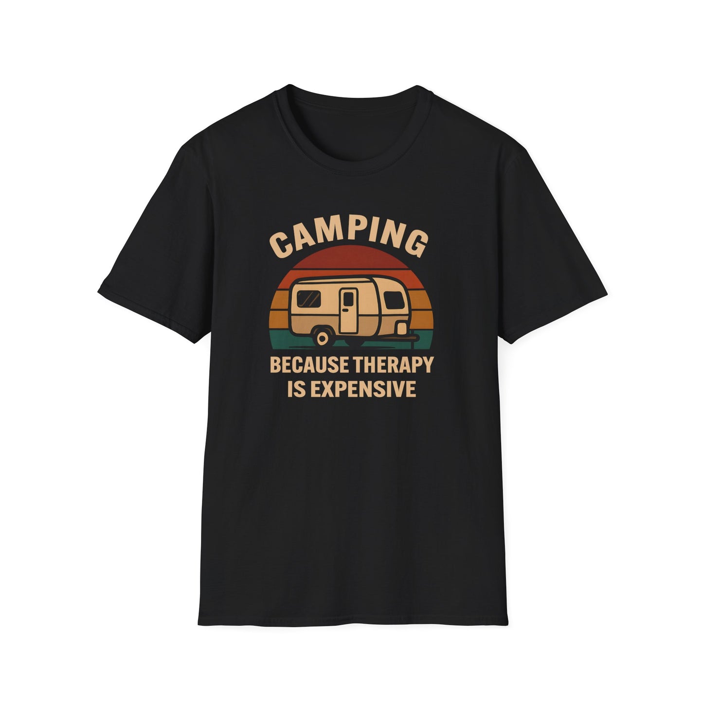 Camping Because Therapy is Expensive T-Shirt