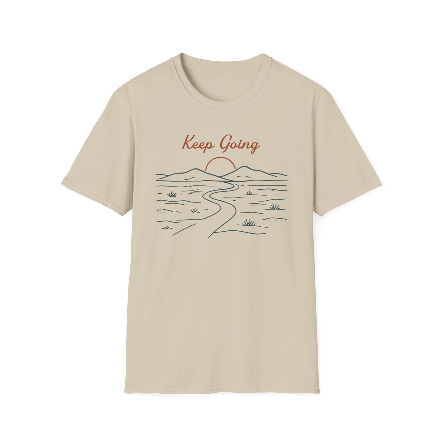 Keep Going Line Art T-Shirt