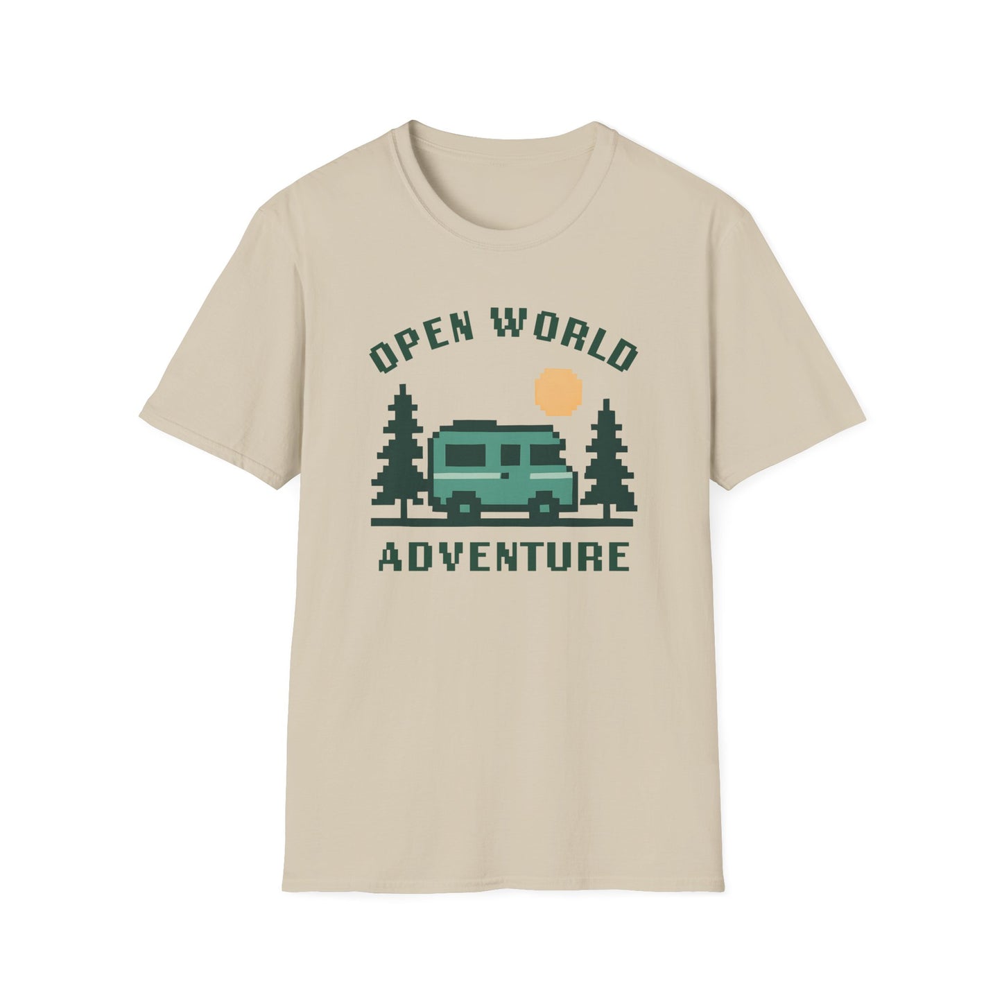 Open World Adventure Pixel Art T-Shirt