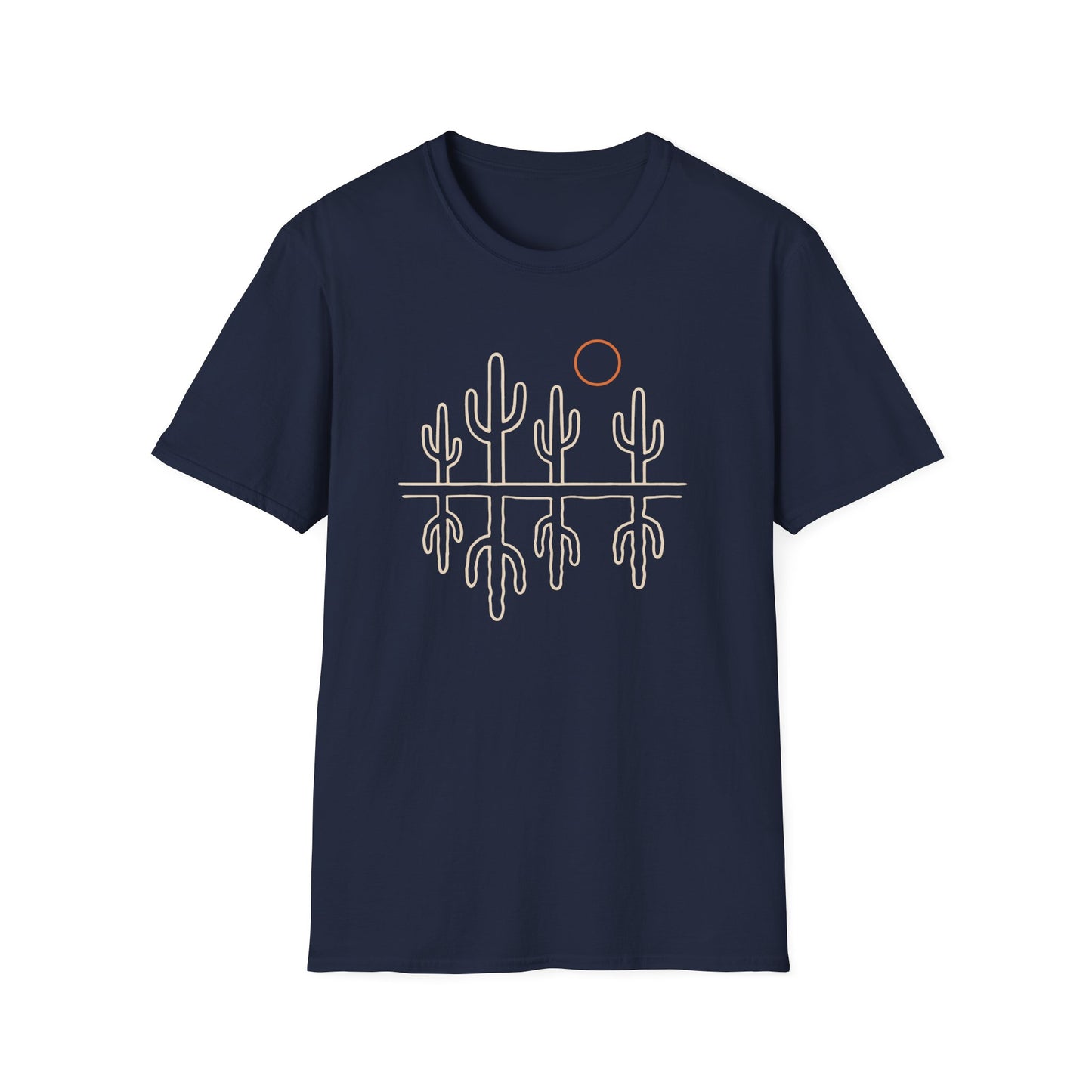 Sonoran Cactus Heat Drawing T-Shirt