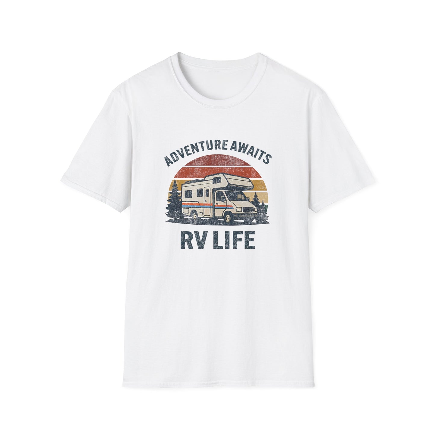 Adventure Awaits RV Life Retro T-Shirt