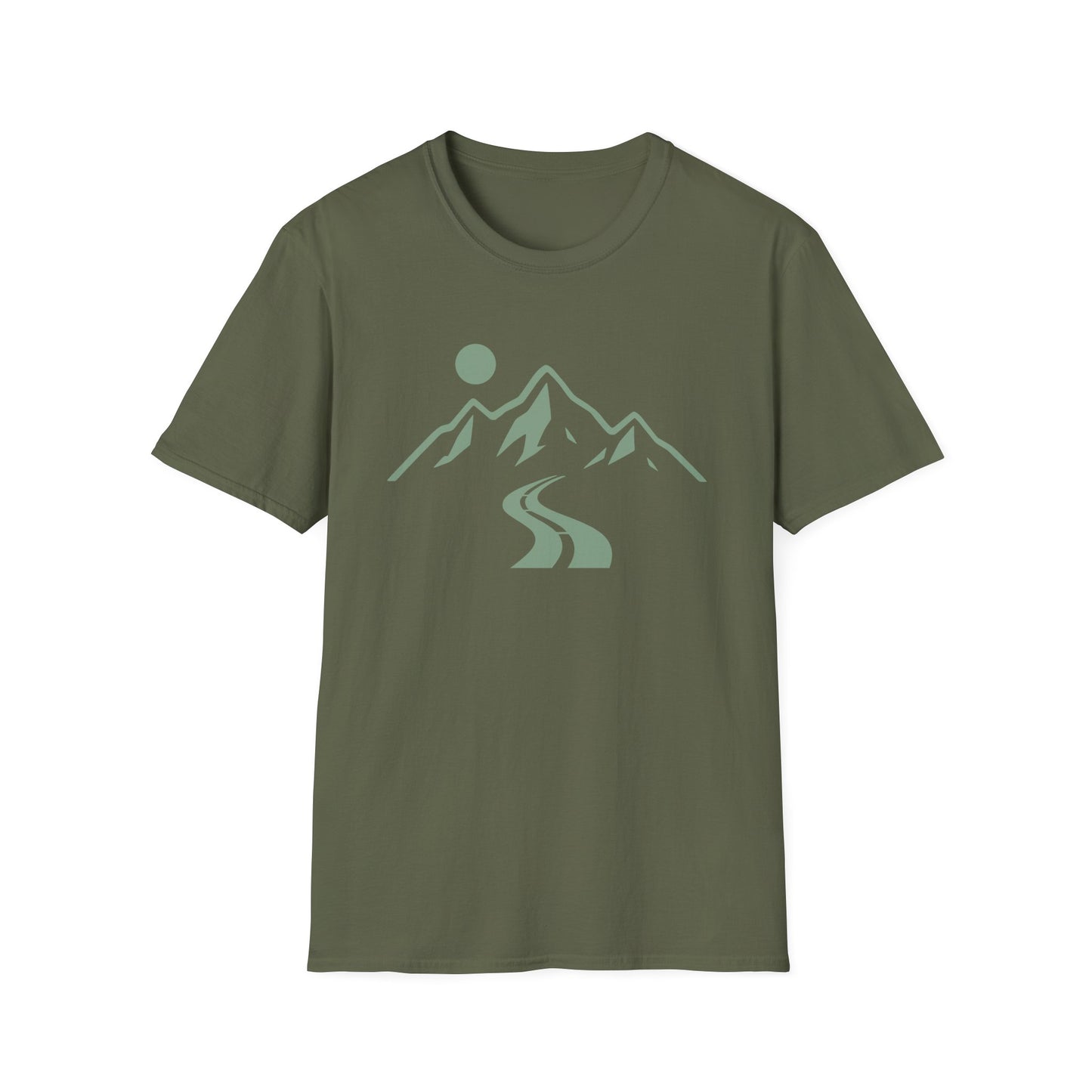 Road to Mountain Peaks Bold T-Shirt