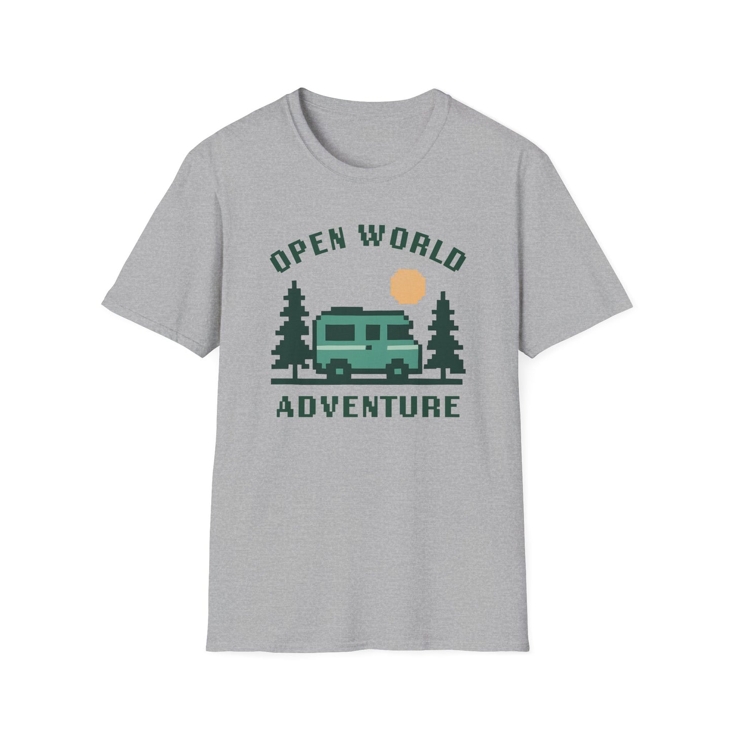 Open World Adventure Pixel Art T-Shirt