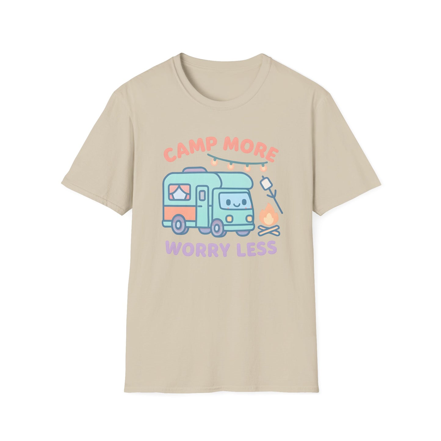 Camp More Worry Less Kawaii T-Shirt