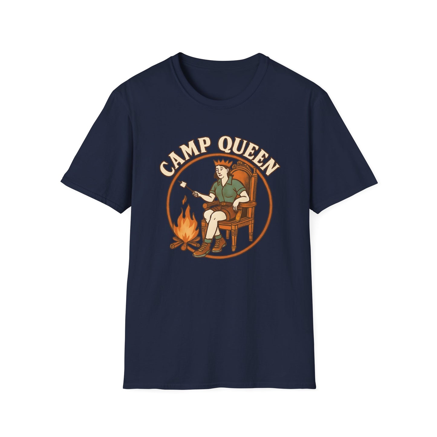 Camp Queen Illustration T-Shirt