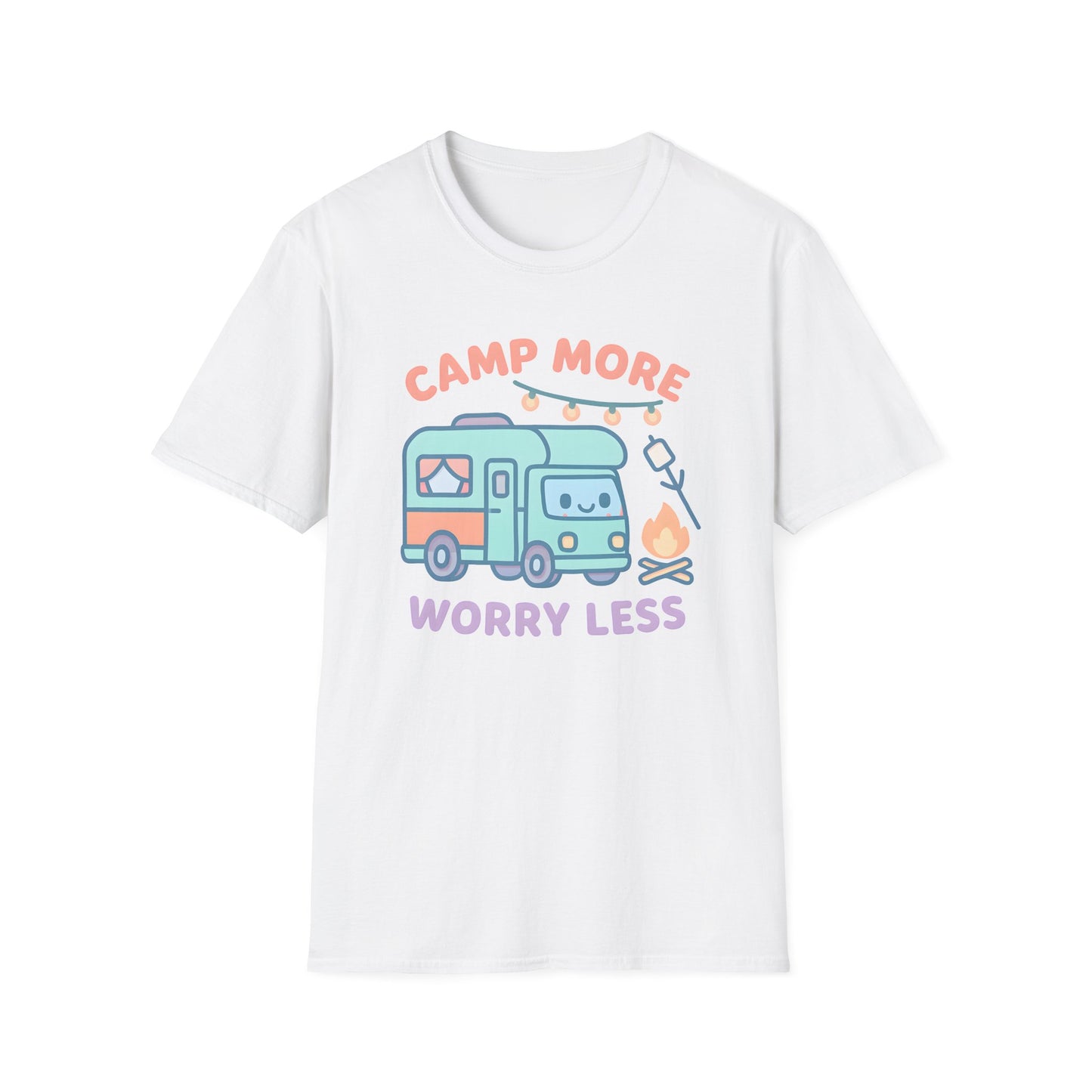 Camp More Worry Less Kawaii T-Shirt
