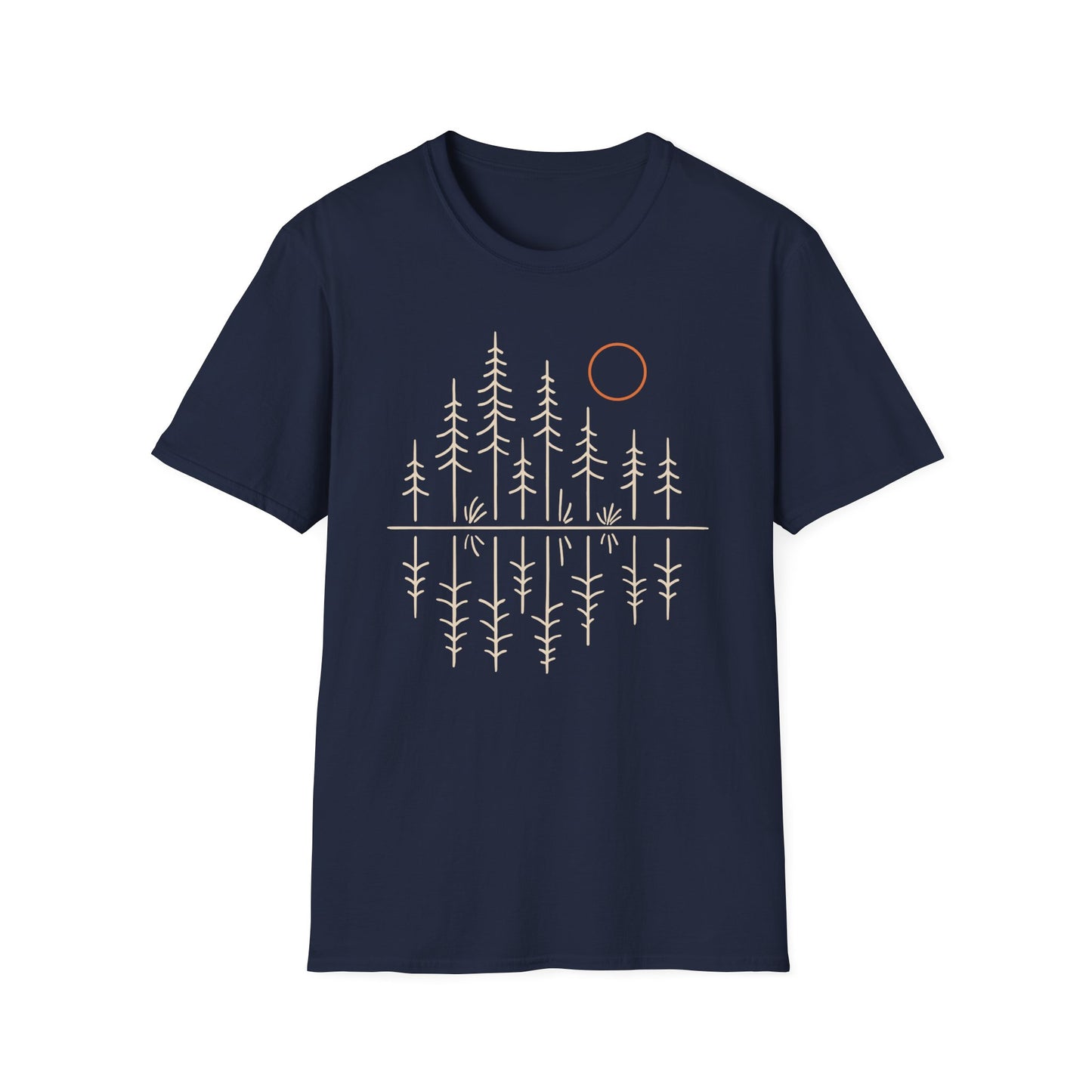 Pacific Northwest Forest Drawing T-Shirt